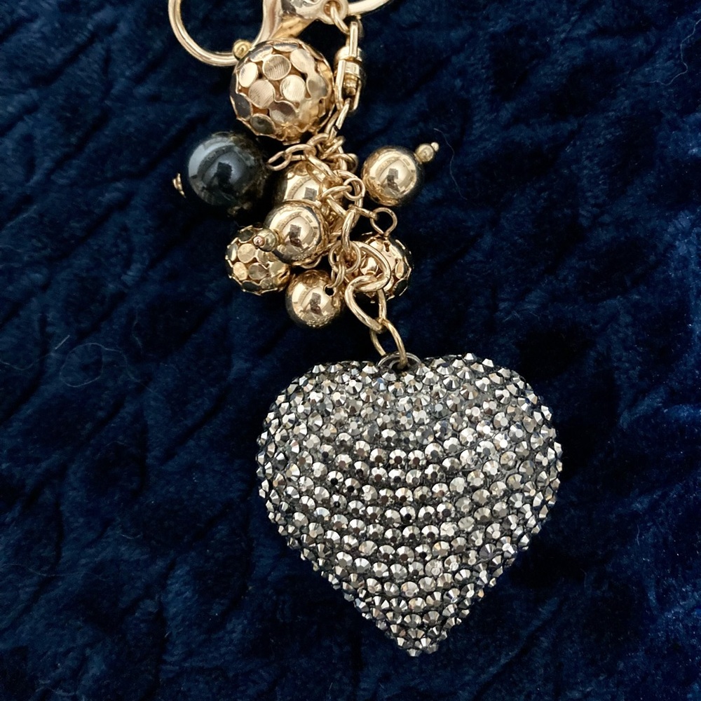New Rhinestone Heart keychain - Picture 5 of 5